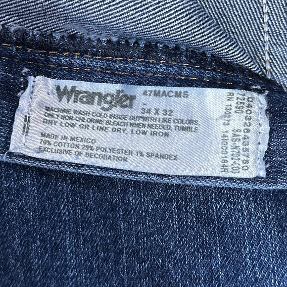Wrangler Advanced Comfort Jeans Size 34x32 *Measures 37X31**!! - Picture 8 of 13